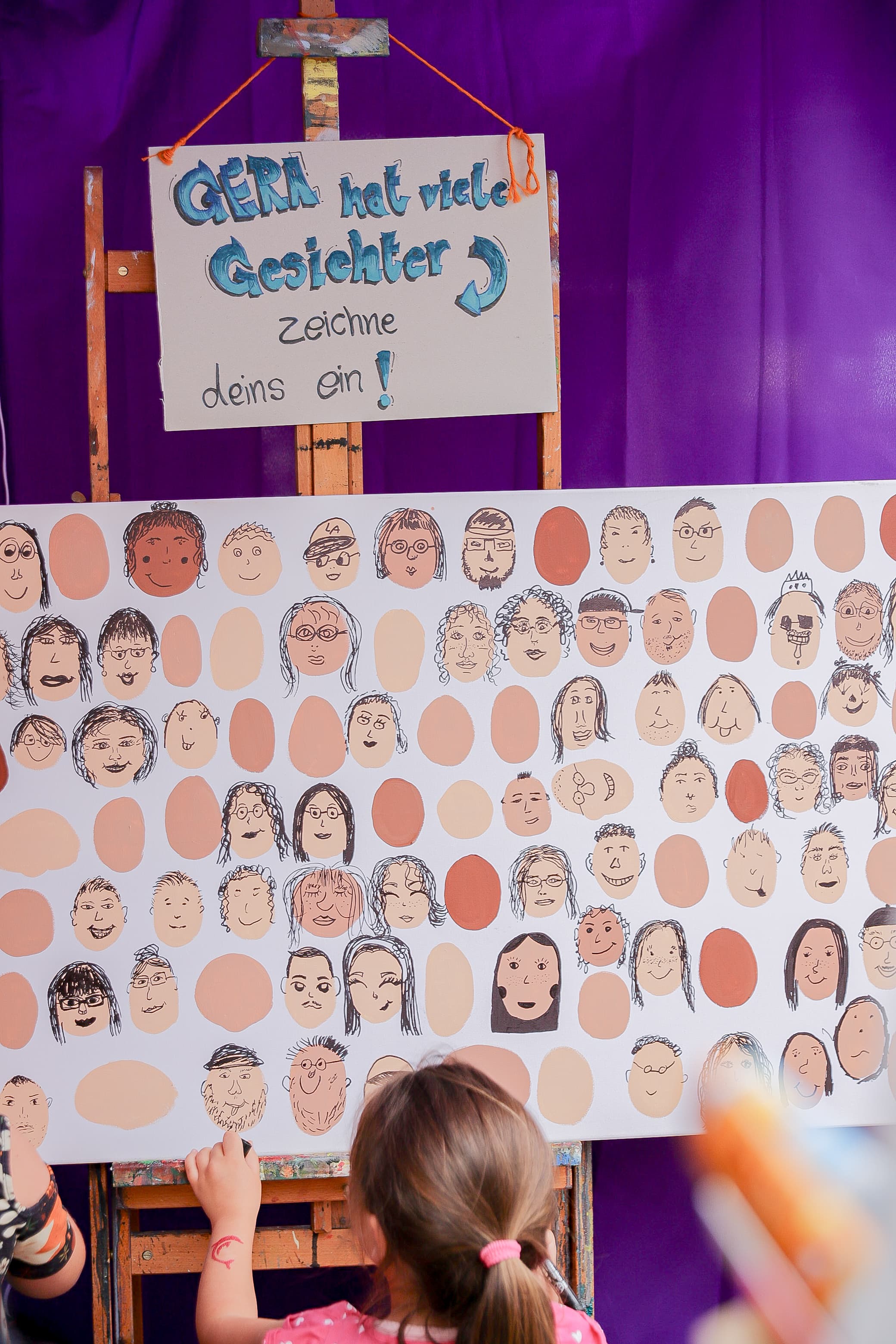 Impression vom Pop Up Markt
