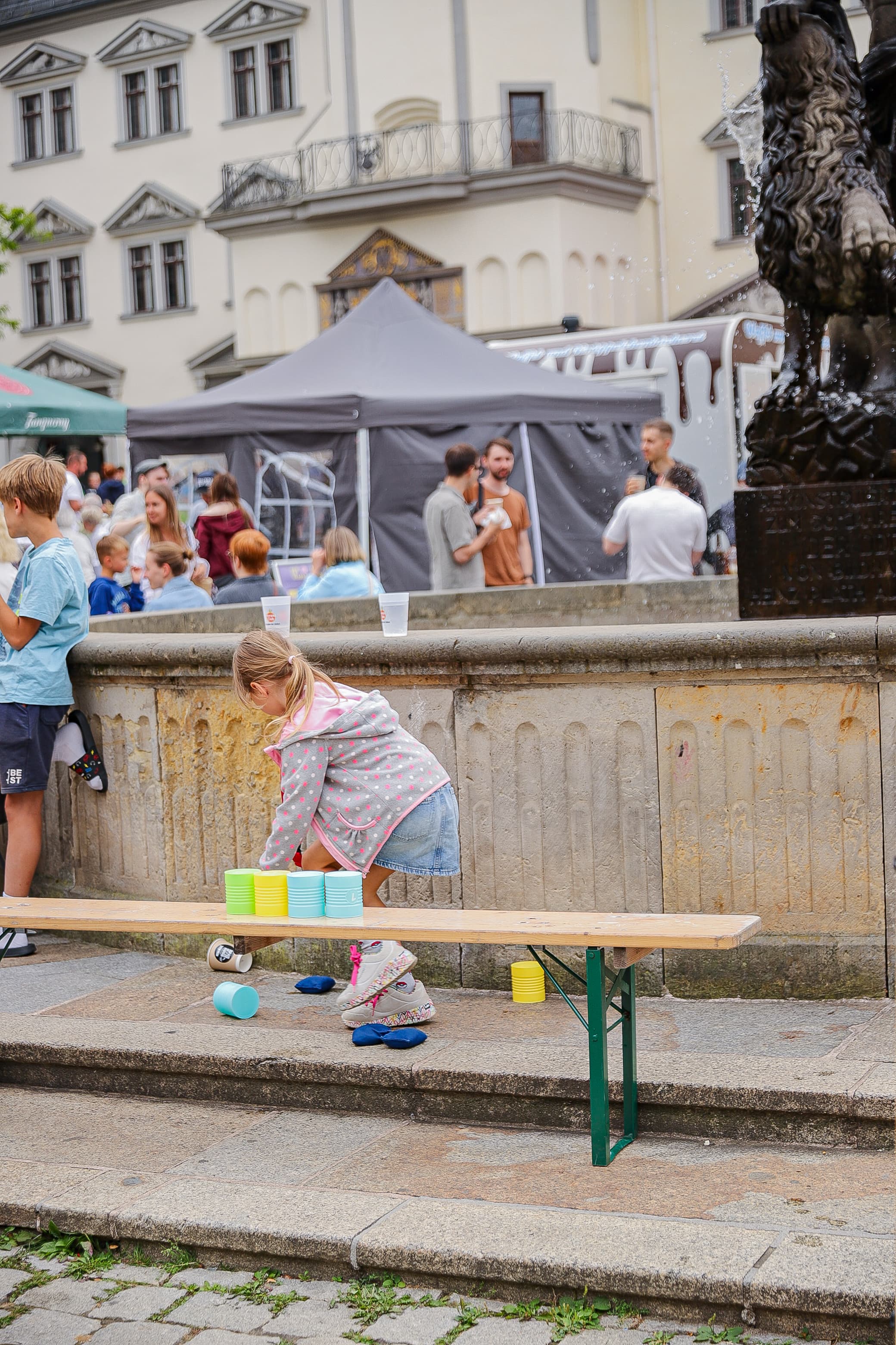 Impression vom Pop Up Markt
