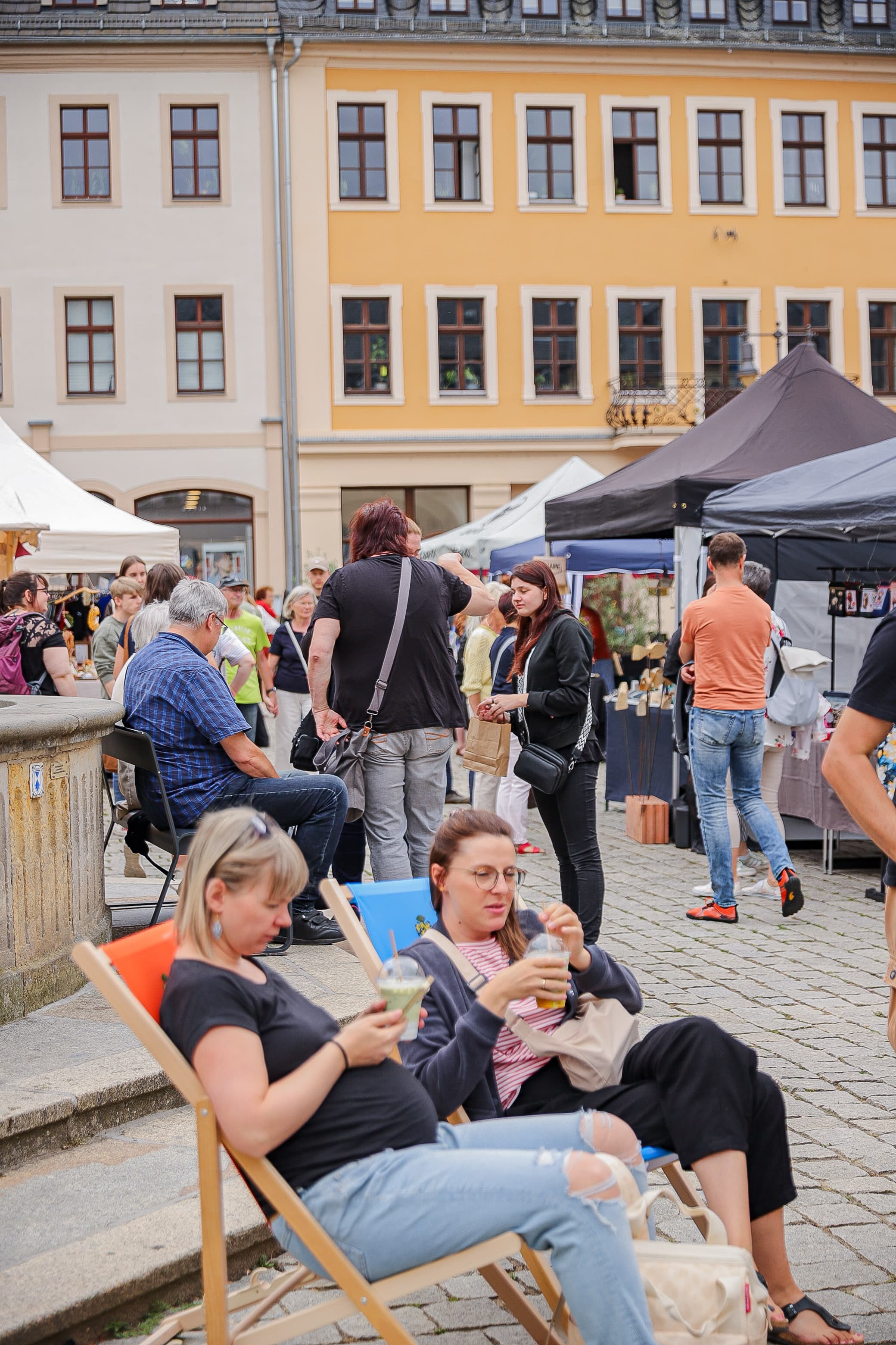 Impression vom Pop Up Markt