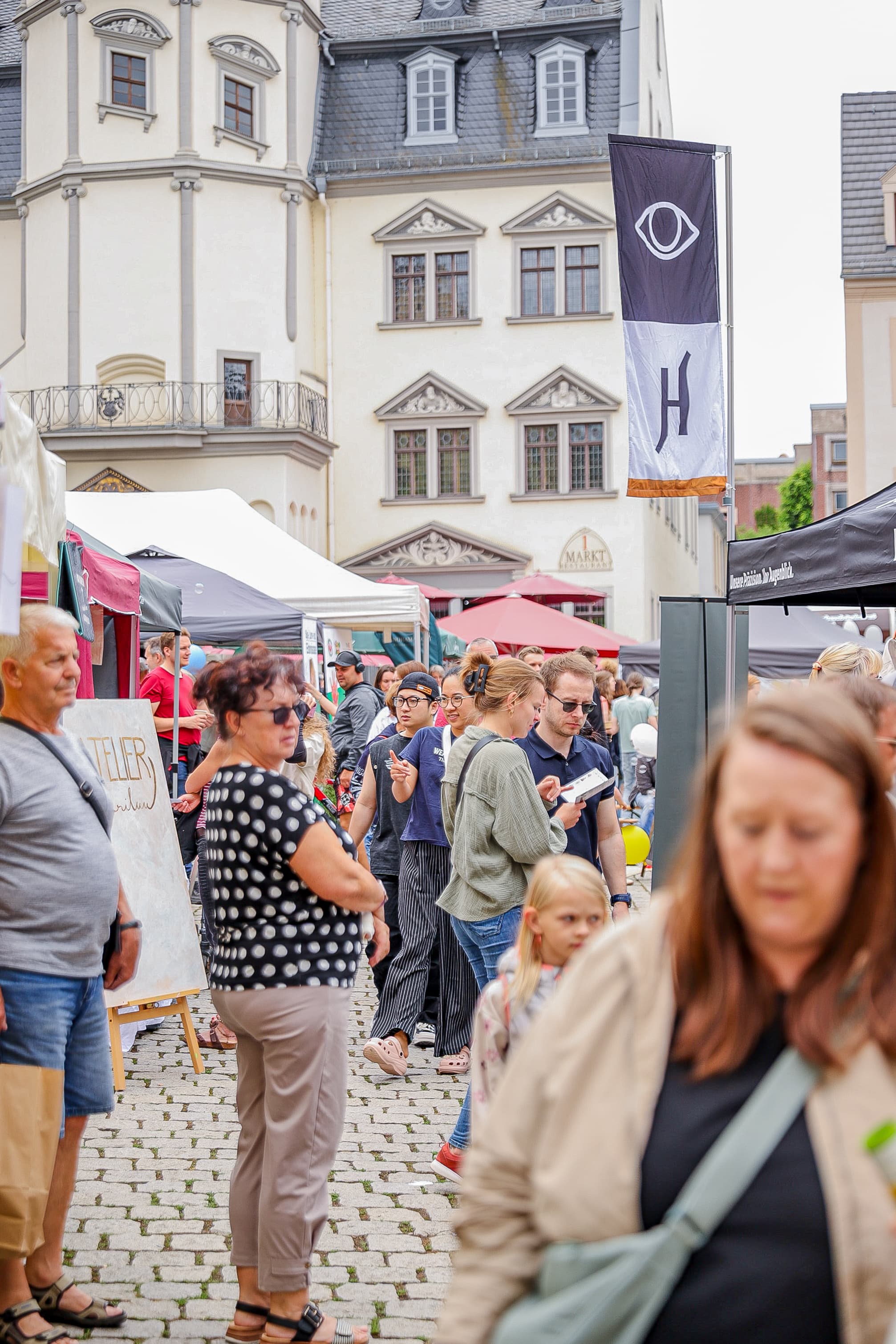 Impression vom Pop Up Markt